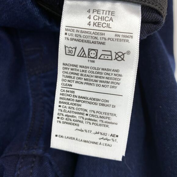 Old Navy Super Skinny Mid Rise Jegging Womens Size 4P Dark Wash Denim Slimming - Picture 7 of 7